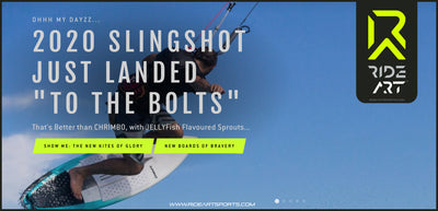 NEW 2020 SLINGSHOT JUST LANDED..CHECK OUT THE NEW RAPTOR KITE  FOR STARTERS #RIDEART