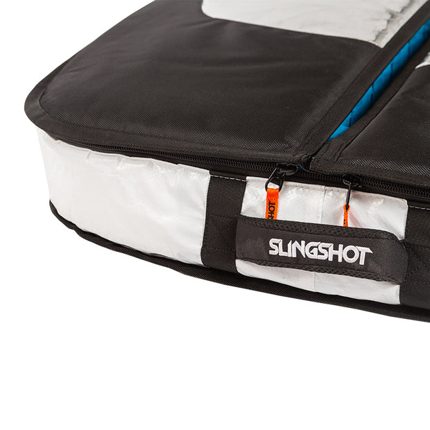 RIDEART Sports, www.rideartsports.com, RIDEART,
Slingshot, Slingshotsports, kitefoil, hydrofoil, kite, foil, wingsurf, wingfoil, foilsurf, parts, accessories, bags and covers Slingshot Foil Board Bag