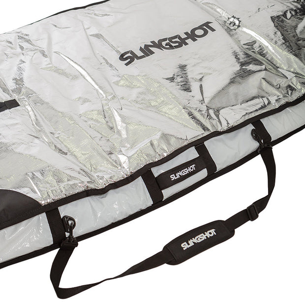 RIDEART Sports, www.rideartsports.com, RIDEART,
Slingshot, Slingshotsports, kitefoil, hydrofoil, kite, foil, wingsurf, wingfoil, foilsurf, parts, accessories, bags and covers Slingshot Foil Board Bag