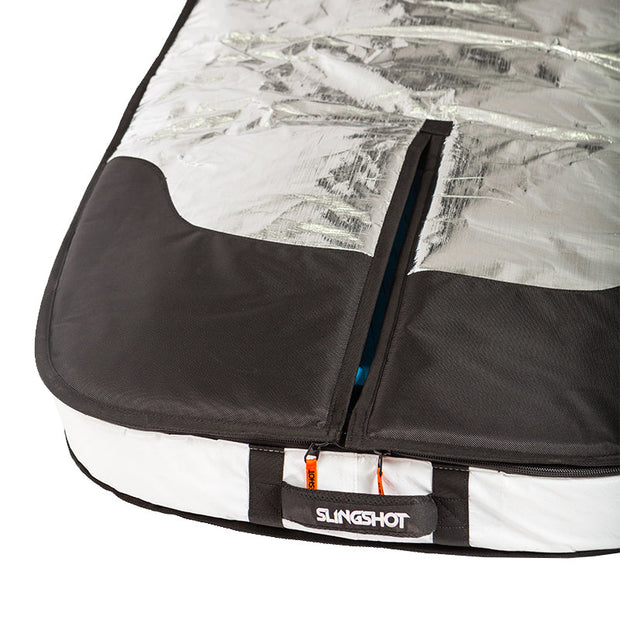 RIDEART Sports, www.rideartsports.com, RIDEART,
Slingshot, Slingshotsports, kitefoil, hydrofoil, kite, foil, wingsurf, wingfoil, foilsurf, parts, accessories, bags and covers Slingshot Foil Board Bag