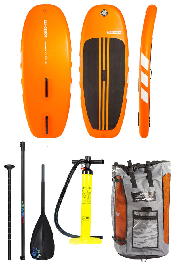 RIDEART Sports, www.rideartsports.com, RIDEART,
Slingshot, Slingshotsports, SUP, SUPfoil, foil, wingsurf, standup paddle board, Tracker 7'0" Inflatable Airtech Wing SUP