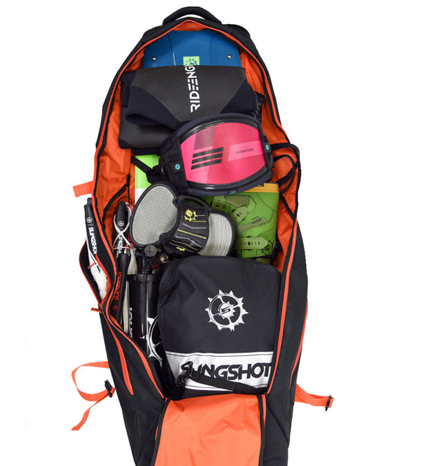 RIDEART Sports, www.rideartsports.com, RIDEART,
Slingshot, Slingshotsports, Kite, Kitesurfing, Kiteboarding, twintip, board bag, Slingshot Wheeled Golf Bag